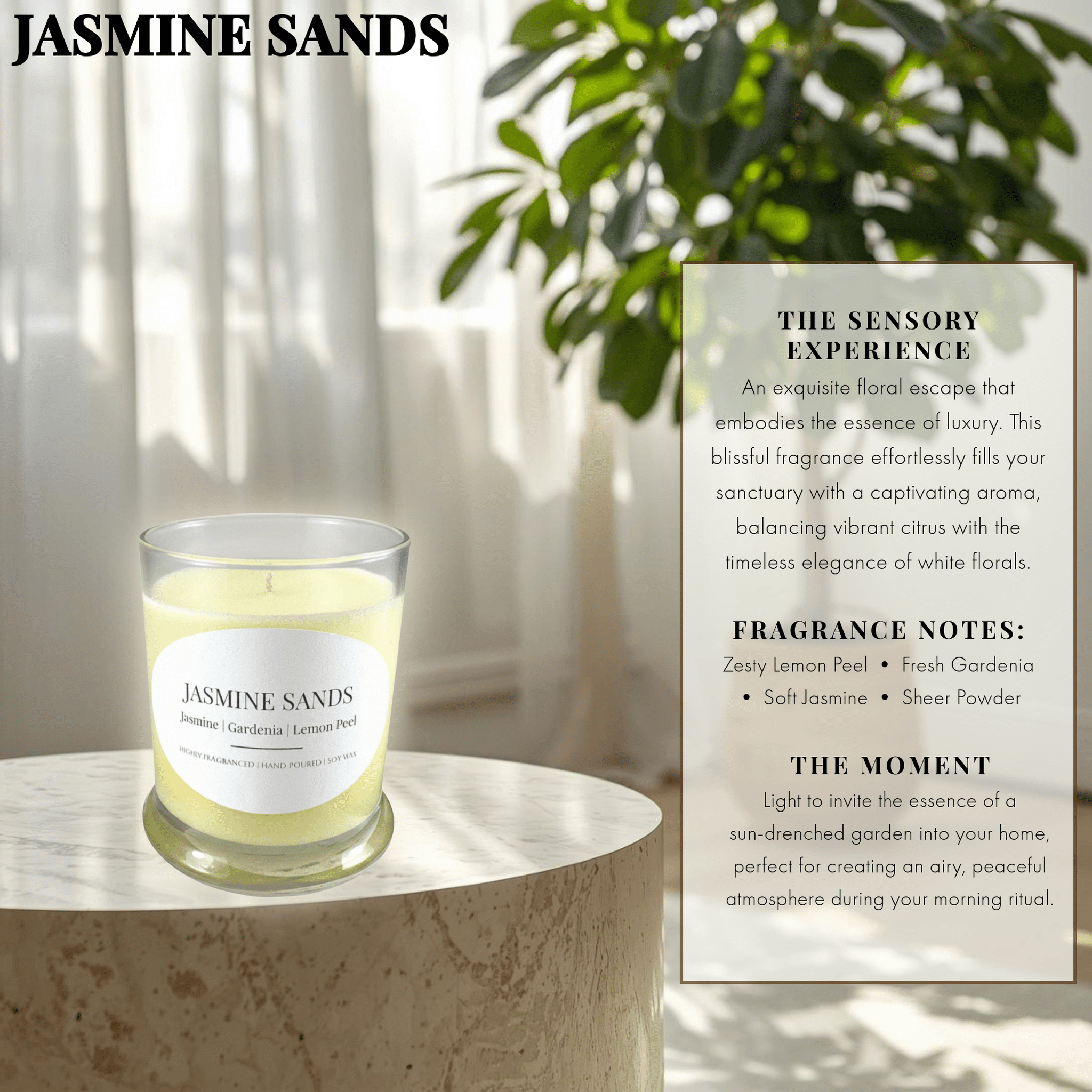 Jasmine Sands | Hand-Poured Candle