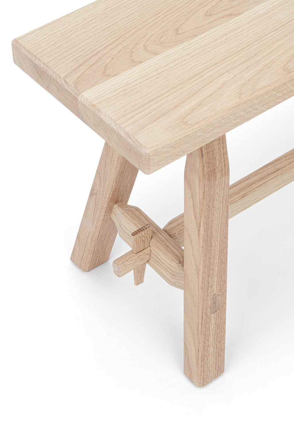 Sitzbank »Hans« - Eichenholz in Naturoptik – Bauernstil trifft Eleganz