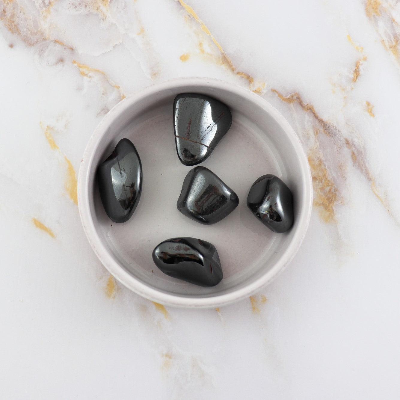 Hematite tumbled stone
