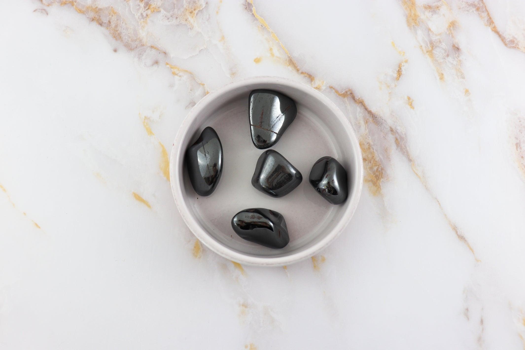 Hematite tumbled stone