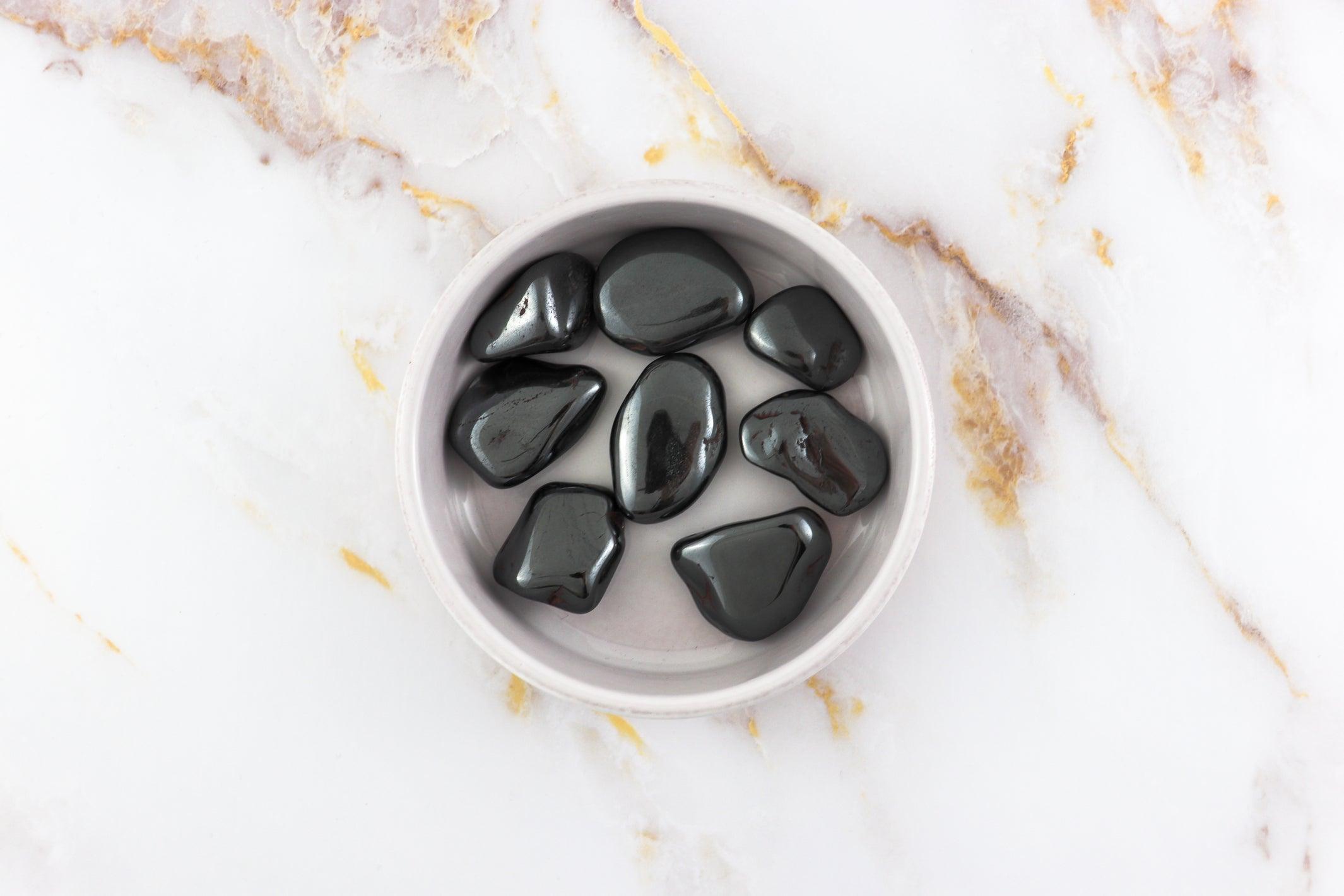 Hematite tumbled stone