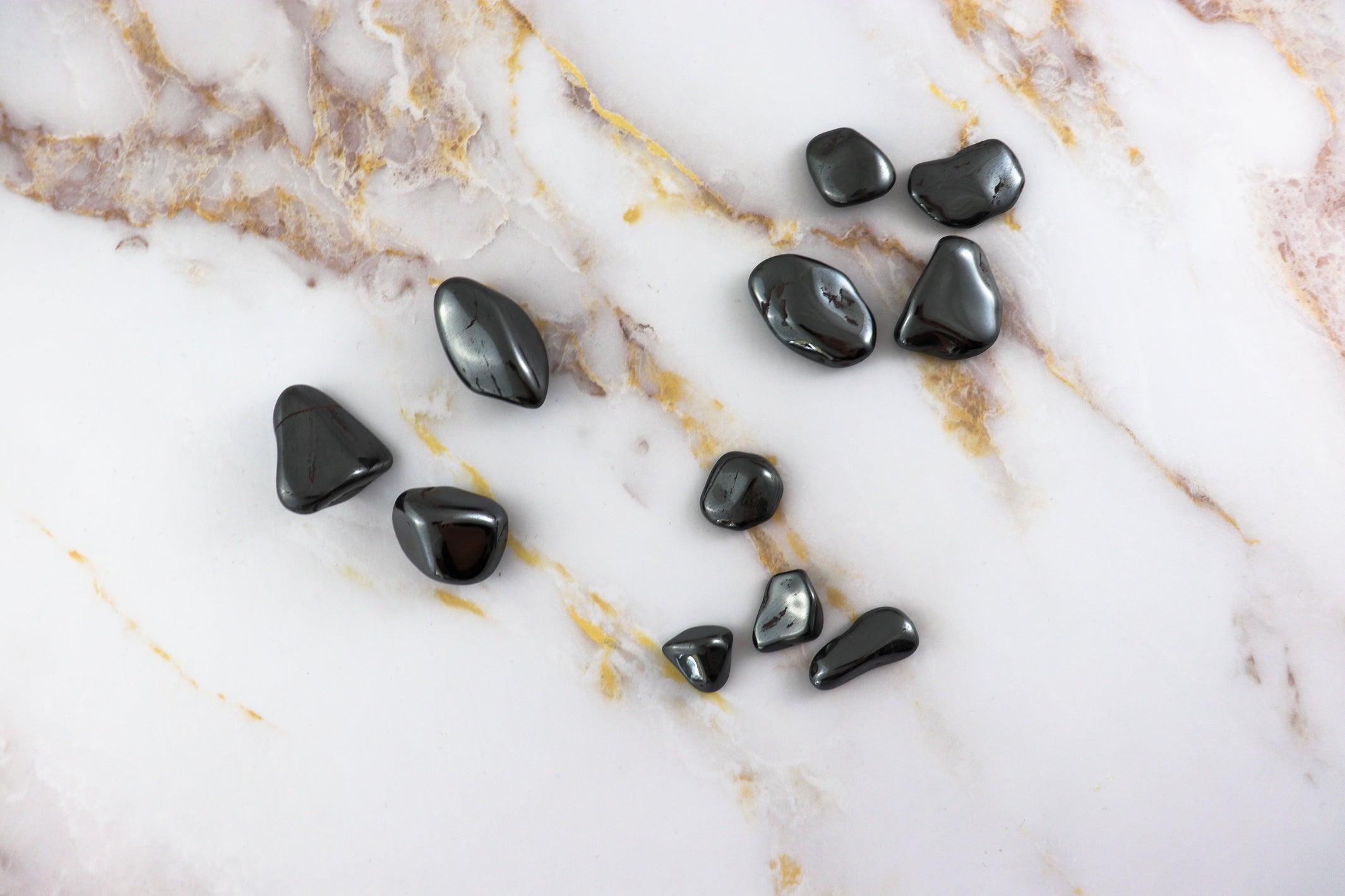Hematite tumbled stone